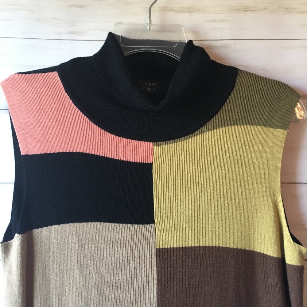 Spenser Jeremy | Sleeveless Color Block Sweater - image 3